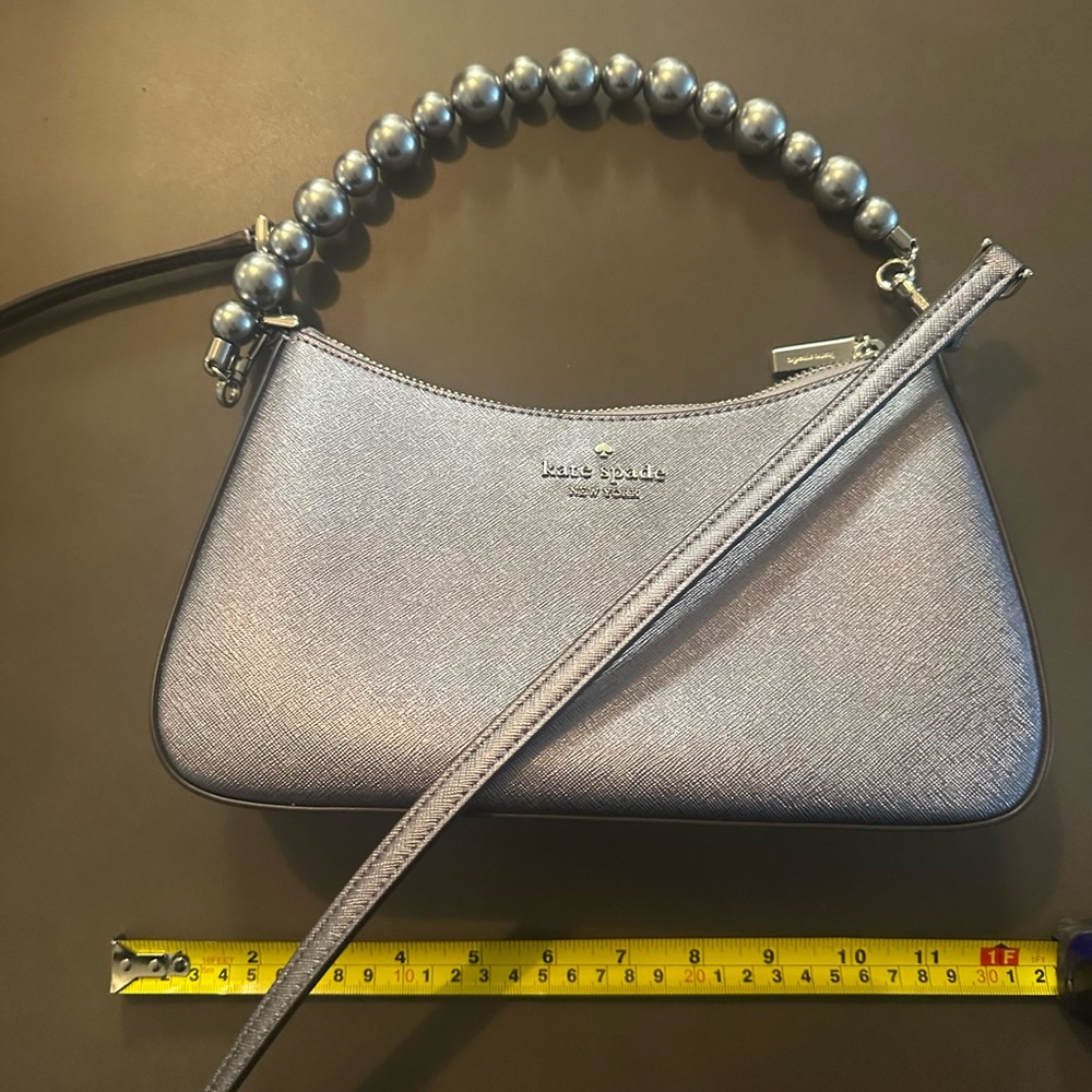 Kate Spade Metallic Blue Shoulder Bag - Picture 2 of 5